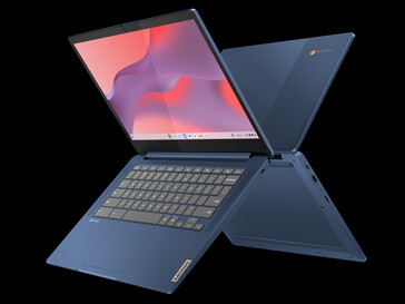 Das IdeaPad Slim 3 Chromebook in Abyss Blue (Bild: Lenovo)