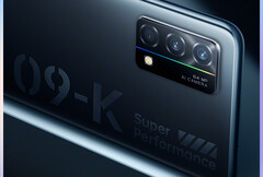 Die Rückseite des Oppo K9 verspricht eine 