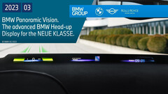 BMW Panoramic Vision: Neues Head-Up Display nutzt gesamte Breite der Windschutzscheibe ab 2025 in Serie.