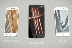 Das dritte Modell ganz rechts wurde bislang nicht veröffentlicht. Wird es das Moto Z Play?