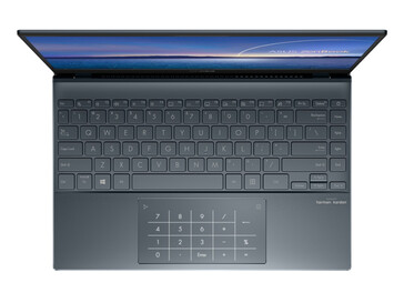 Das Asus Zenbook 13 UX325 von oben in schwarz (Bild: Asus)