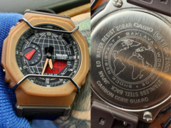 Die neue Casio G-Shock x Action Bronson Kollaborationsuhr kommt mit einer Karbonkern-Schutzstruktur, 20-Bar-Wasserdichtigkeit und Stoßfestigkeit. (Bildquelle: @bambambaklava auf Instagram)