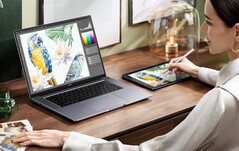 Das Huawei MateBook 16 bietet ein fast randloses 3:2-Display und einen schnellen AMD Ryzen-Prozessor. (Bild: Huawei)