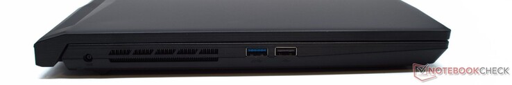 Hohlbuchse Stromversorgung, USB-A 3.2 (5 Gbit/s), USB-A 2.0