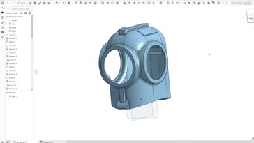 Helm im 3D-Programm