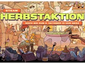 Das offizielle Artwork der Steam Herbstaktion 2025. (Bildquelle: Steam)  