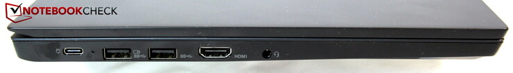 Links: USB-C 3.0, 2x USB-A 3.0, HDMI, Kombo-Audio