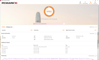 PCMark 10 (mit eGPU)