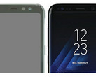 Kommt das Galaxy S8 Active mit flachem Display? Hier neben einem Galaxy S8 mit Edge-Display.
