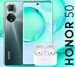 Attraktive Angebote für das Honor 50 5G mit 120-Hz-Display. Bei Amazon gibt es die Earbuds 2 Lite TWS-In-Ears kostenlos dazu.
