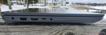Anschlüsse links mit USB-A 3.2, USB-C 3.2 & HDMI