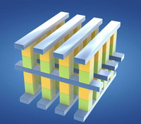 Die Speicherstruktur von 3D XPoint (Illustration, Bild: Intel)