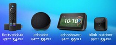 Amazon offeriert aktuell eigene Hardware wie Echo, Fire TV und Co zu reduzierten Preisen. (Bild: Amazon)