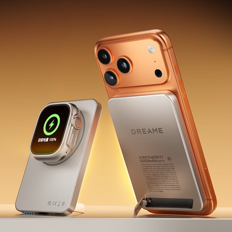 The Dreame Air Power 17 Magnetic Portable Power Bank. (Image source: Dreame)