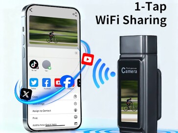 Die Übertragung von Aufnahmen ist einfach über WiFi möglich (Bildquelle: LightCombo)