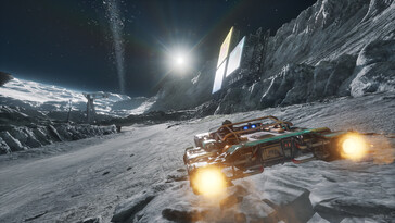 Im Bild: Ein Gameplay-Screenshot aus STAR WARS: Galactic Racer.