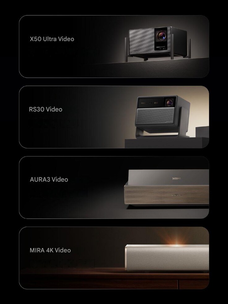 Das 2026er Beamer-Lineup von Xgimi (maschinell übersetzt)