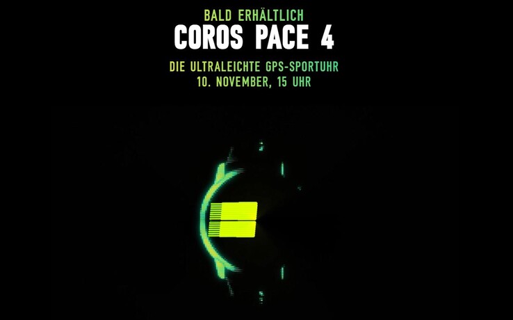 Die Coros Pace 4 startet in einer guten Woche (Bildquelle: Coros, Screenshot)