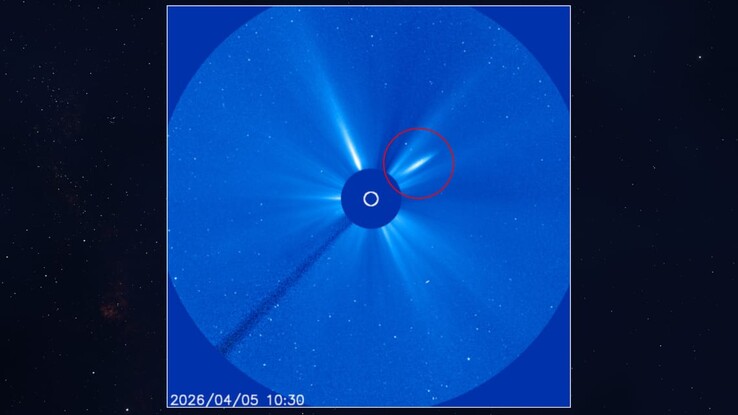 Die Überreste des Kometen C/2026 A1 (MAPS)