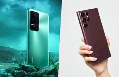 Der MediaTek Dimensity 9000 verschafft dem Redmi K50 Pro einen Performance-Vorteil gegenüber dem Galaxy S22 Ultra. (Bild: Xiaomi / Samsung)