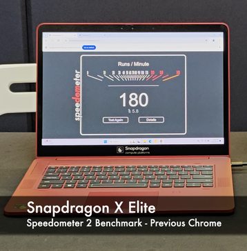 Snapdragon X Elite mit der x64-Version von Google Chrome