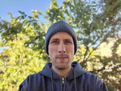 Selfie mit der 5-MPix-Frontcam