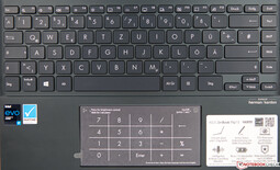 Tastatur des Asus ZenBook Flip 13 UX363