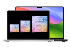 Der Apple M3 Max ist deutlich schneller als der M2 Max, kann aber nicht mit Nvidia konkurrieren. (Bild: Apple, bearbeitet)