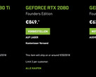 Die Vorbestellungen der neuen RTX Grafikkarten laufen bereits. (Bild: NVIDIA)