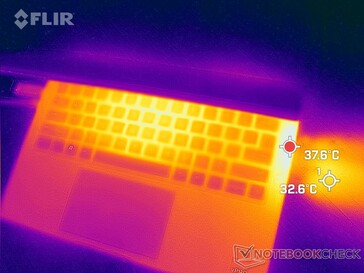 Abluftgitter auf der rechten Seite des Gehäuses