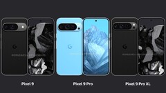 Laut Google-Insider wird die Pixel 9 Serie und das Pixel Fold 2 ein neues Modem und SOS-Funktionen via Satelliten erhalten. (Bild: @OnLeaks, editiert)