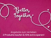 Angebote zum Verlieben im HUAWEI Store: Zur Valentinstag-Aktion spart man beim Kauf zweier Produkte 10 Prozent extra.