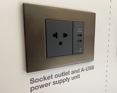 Vimar zeigte Einsätze mit USB Typ C für Hotels. (Foto: Andreas Sebayang/Notebookcheck.com)