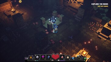 Im Bild: Ein Gameplay-Screenshot aus Minecraft Dungeons.