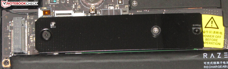 Das Blade bietet Platz für zwei NVMe-SSDs.