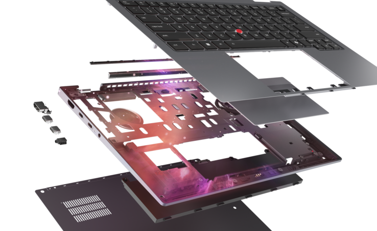 Lenovo ThinkPad X1 2-in-1 Gen 11 Aura Edition: Space Frame Design (Bildquelle: Lenovo)