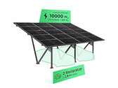 Solaranlage zur Stromerzeugung und Carport für zwei PKW in einem (Bild: Netto, bearbeitet)