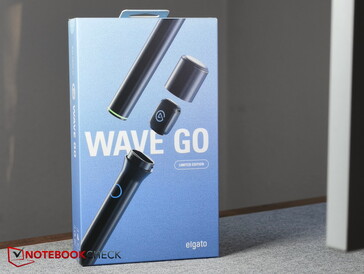 Die Packung zeigts: Mikro lässt sich in den Handgriff einsetzen