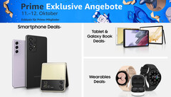 Amazon Prime-Deals: Angebote für Samsung Smartphones, Notebooks, Tablets, Smartwatches und Earbuds.