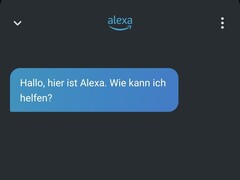 Neu ist zum Beispiel, dass jetzt auch über Chat-Nachrichten mit Alexa kommuniziert werden kann.