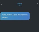 Neu ist zum Beispiel, dass jetzt auch über Chat-Nachrichten mit Alexa kommuniziert werden kann.