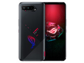 Das Asus ROG Phone 5 besitzt ein kleines Display auf der Rückseite – ein interessantes Design-Element. (Bild: Asus)