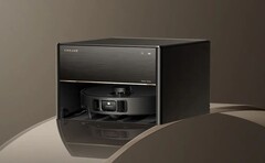 Der Dreame X40 Master hat eine nur 28 cm hohe Reinigungsstation. (Bild: Dreame)
