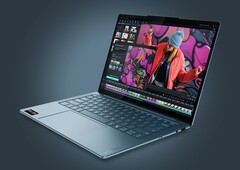 Das Lenovo Yoga Slim 7 besitzt ein enorm helles OLED-Display. (Bildquelle: Lenovo)