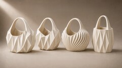Ob sich Handtaschen aus dem 3D-Drucker auch einfach als Deko-Objekt eignen? Vermutlich.