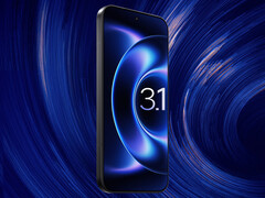 Einige Geräte in der EU erhalten das Update bereits. Abbildung: Xiaomi 17 mit HyperOS-Logo und entsprechendem Hintergrund