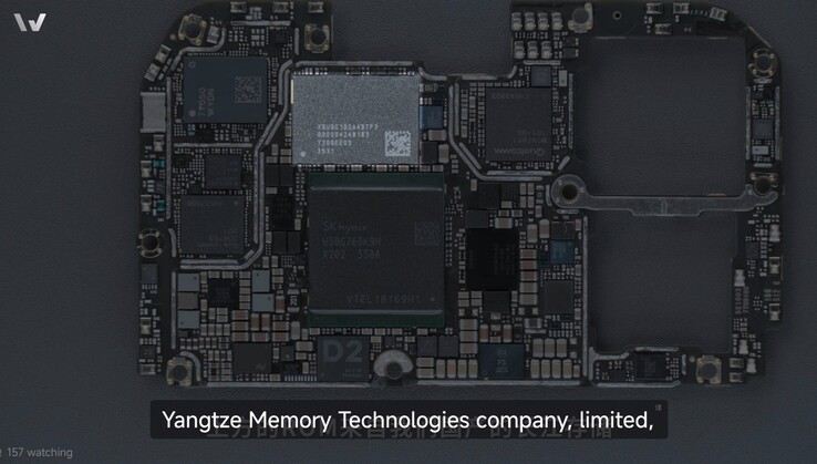 Der YMTC UFS 4.1 Speicher im Xiaomi Redmi K100 Pro