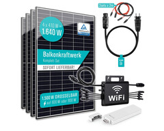 Einfach Sonnenenergie nutzen und mit dem steckerfertigen Balkonkraftwerk eigenen Solarstrom erzeugen