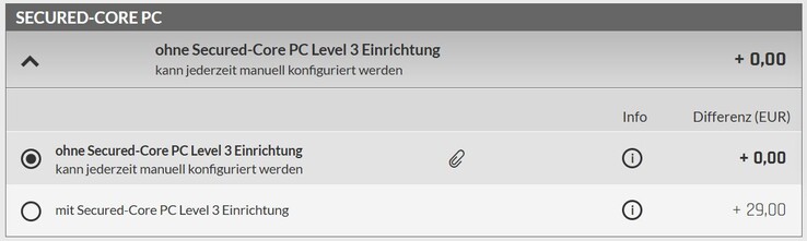 Die Secured-Core PC Level 3 Einrichtung für 29 Euro
