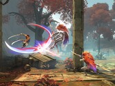 „The Lost Crown“ verbindet flüssige Kämpfe mit präzisem, anspruchsvollem Plattformspiel.